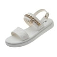 thumbnail image 4 of Sandalias de playa para mujer, zapatillas de almohada para baño, vacaciones, ducha interior y exterior, 4 of 7