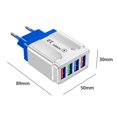 thumbnail image 2 of 4 puertos USB Mariposa Iluminada Cargador de pared Adaptador universal portátil 3.1A PC Tmvgtek Para estrenar, 2 of 8