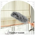 thumbnail image 3 of Raindrops Washable Hand Duster for Cleaning Furniture and Electronics with Grey Fiber Suitable for Home Use, 3 of 6