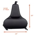 thumbnail image 2 of Tektrum Orthopedic Firm Gel Foam Back Support Lumbar Cushion for Home/Office Chair, Car Seat - Best for Back Pain, Sciatica, Tailbone Pain Relief, Improve Posture - Black (TD-GS1507-BLK), 2 of 6