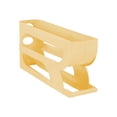 thumbnail image 2 of Soporte para huevos para refrigerador, contenedor para almacenamiento de huevos, bandeja de almacenamiento creativa, mantiene los huevos frescos, sopo Amarillo 3 niveles, 2 of 9