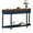 Navy Blue, variant on Retro Console Table with Drawers / Suitable for Entryway and Bedroom / High Load - Bearing Capacity