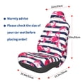 thumbnail image 2 of Lsque Flamingos Pattern Car Seat Covers for Front Seats , Waterproof Seat Covers for Cars, Sporty Front Seat Covers,Car Seat Cover Protector Front Seats, 2 of 5