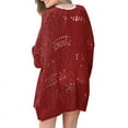 thumbnail image 3 of Womens Crochet Cardigan Sweater Boho Style Oversized Open Front Outwear, 3 of 4