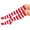 A1 Red&White, variant on Ljudmp Women's Men's Christmas Knee High Sock Festive Xmas Costume Striped Socks Long Stocking For Unisex Christmas GiftsA1 Green&White