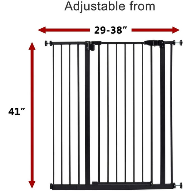 Extra Wide 38 inch Baby Gate for Doorways Pressure Mount Stair