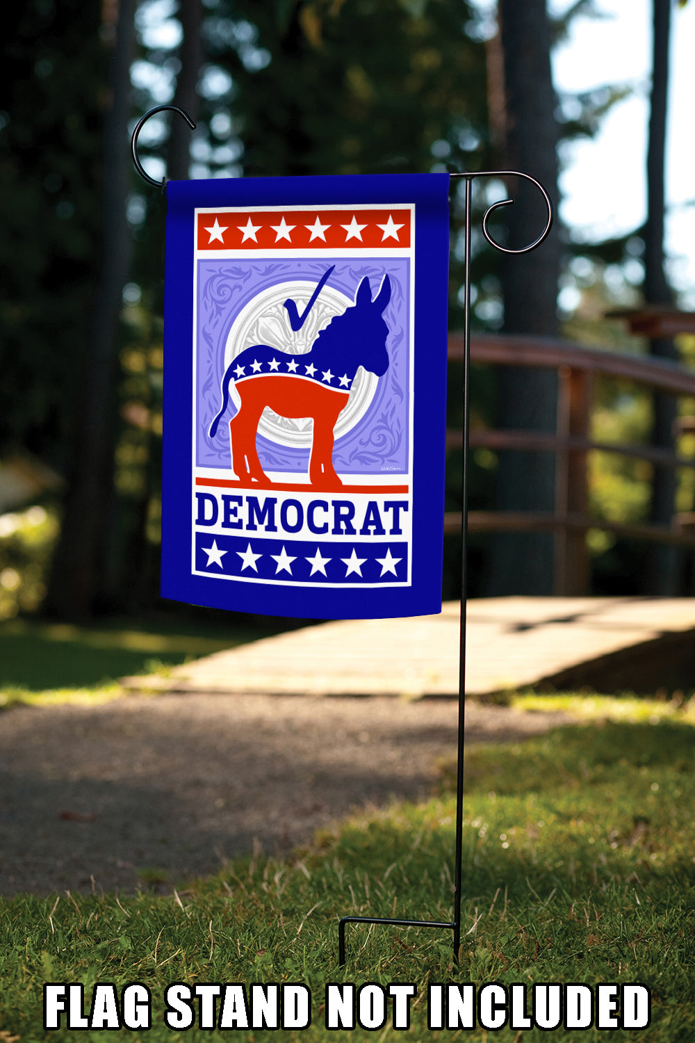 Toland Home Garden Vote Democrat Political Democrat Flag Double Sided 12x18 Inch - image 4 of 5