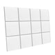 thumbnail image 5 of 12 paneles acústicos insonorizados para pared, decoración de pared, decorativos y únicos. blanco no pegajoso, 5 of 9