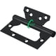 thumbnail image 4 of Paquete de 2, bisagras de puerta negras, 4 x 3 pulgadas, rodamiento de acero inoxidable, bisagra de puerta interior suave silenciosa con tornillos de montaje de bisagra, 4 of 5