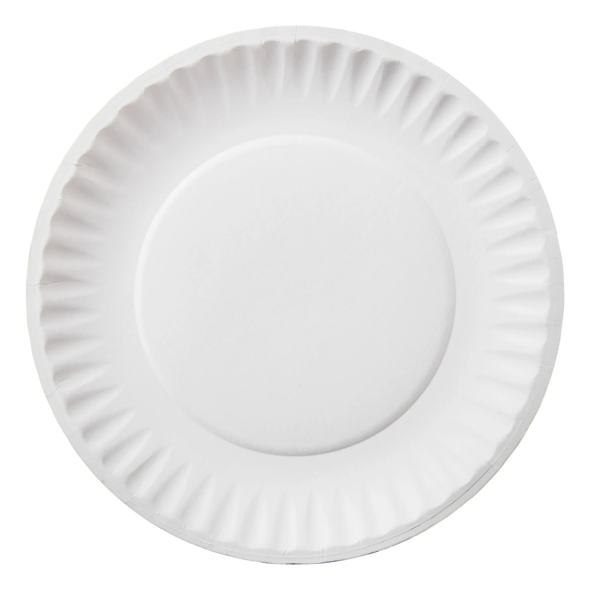 Great Value Coated Disposable Paper Plates, 9", 100 Count