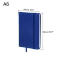 thumbnail image 2 of Unique Bargains Carnet de Notes Ligné A6 5.5x3.7' Couverture Rigide 160 Pages 80 Gsm Papier Épais, Bleu, 2 of 8