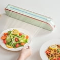 thumbnail image 3 of LCXmlly Magnetic Plastic Wrap Holder Plastic Wrap Cutter Space saving Convenient Magnetic Adsorption Plastic Wrap Dispenser for Home Kitchen, 3 of 8