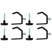(4) Rockville LC70 Heavy Duty C Clamps Mount Light Up to 70 LBS, Adjustable Knob