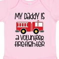 thumbnail image 4 of Inktastic Volunteer Firefighter Daddy Boys or Girls Baby Bodysuit, 4 of 5