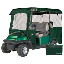 Greenline Drivable 4 Passenger Golf Cart Enclosures by Eevelle, Heavy Duty 300D Universal Fit - 80" L x 48" W