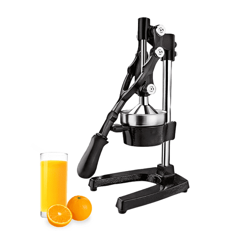 

Professional Citrus Juicer for Oranges Lemons - Heavy Duty Manual Juicer (Gray)