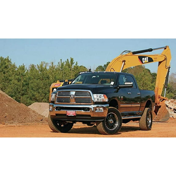 Iconic Arts Laminated 42x24 Poster: Black 2010 Dodge ram 2500 takuache Truck hd Cars HD