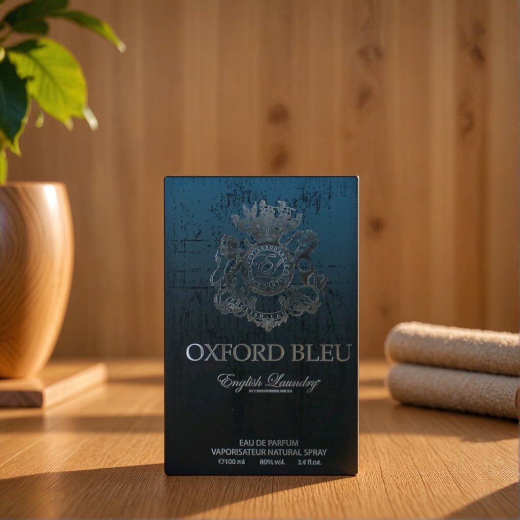 English Laundry Oxford Bleu Eau De Parfum Spray, Cologne for Men, 3.4 Oz