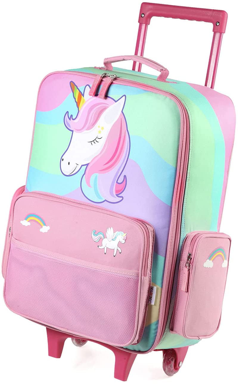 Girls Unicorn Suitcase Kids Luggage 