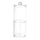 thumbnail image 1 of Portaalmohadillas de Algodón Transparente - Material PET, Apilable y Antipolvo, para Baño y Tocador, 1 of 3