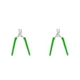 thumbnail image 1 of Soidarity Manicura Uña Cuticle Nipper Tijeras Removedor de piel muerta Mango de silicona Antideslizante Acero inoxidable Cuidado Trimmer Verde Verde 2Conjunto, 1 of 6