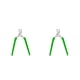 thumbnail image 1 of Seitruly Manicure Nail Toenail Cutícula Nipper Tijeras Dead Skin Remover Clippers Tool Professional Olecranon Care Green Verde 2piezas, 1 of 6