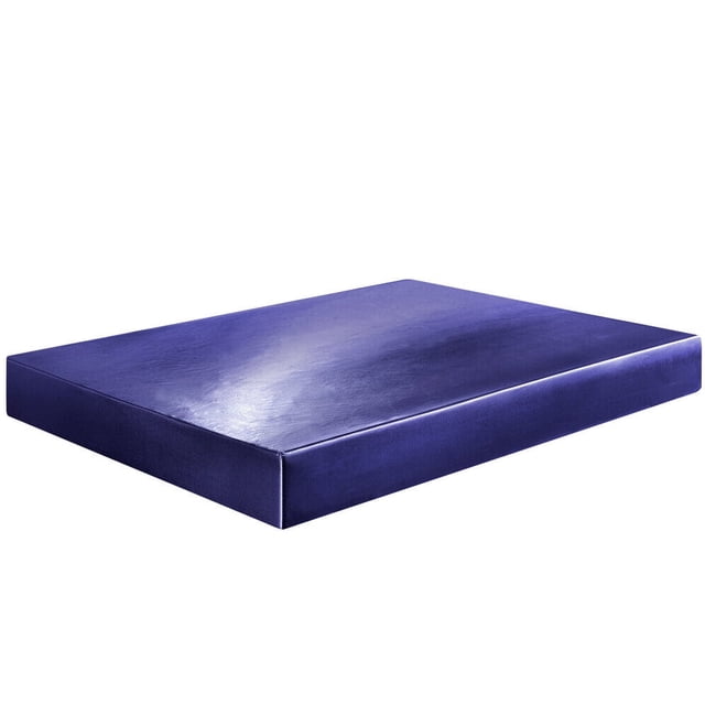 Sábana ajustable de 30 cm de profundidad, sábana ajustable para colchón de hasta 30 cm, tamaño king, azul marino