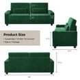 thumbnail image 2 of BLAZANT 75” Large Loveseat Sofa, 2 Seater Couch with Storage, Deep Seat Sofa with USB& Type-C Ports, Home Sofa Couch for Living Room Bedroom, 2 of 14