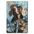 thumbnail image 3 of Weimaraner Dog Poster Riding A Motorcycle - Weimaraner Dog Canvas Wall Art For Bedroom Decor - Gifts For Men - Gifts For Men, 3 of 6