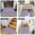 thumbnail image 6 of Purple Checkered Door Mat&nbsp;Indoor Outdoor Entrance, Non Slip Rug for Kitchen Bathroom Entryway Rug, Farmhouse Buffalo Plaid Washable Doormat Floor Mat for Office Home Decor 24x36 Inch, 6 of 8