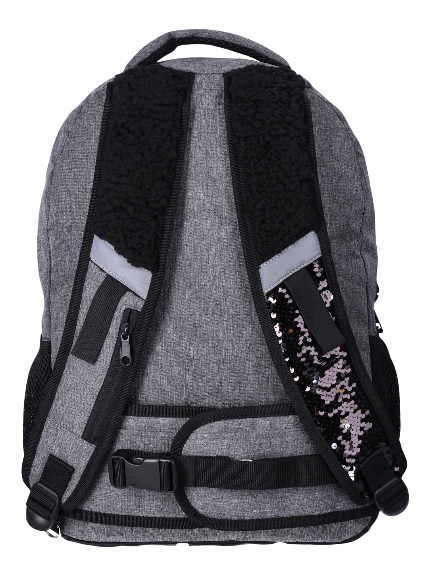 Wonder Nation Sensory Unisex 17" Backpack Charcoal Heather Grey