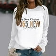thumbnail image 2 of Tanghaowl Women Sweatshirt Zip Up Sweatshirt Casual Long Sleeve Pullover Tops Stand Collar Loose Fit Basic Solid Color White M, 2 of 4