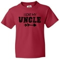 thumbnail image 3 of Inktastic I Love My Uncle with Arrow Youth T-Shirt, 3 of 5