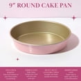 thumbnail image 2 of Molde para tartas Paris Hilton, antiadherente, acero al carbono, 23 cm, color rosa, 2 of 6