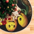 thumbnail image 3 of FMSHPON Halloween Pumpkins Xmas Christmas Tree Skirt Stand Mat for Holiday Party Decoration Indoor Outdoor 48 inches, 3 of 6
