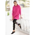 thumbnail image 6 of Woman Within Plus Size Stretch-Cotton Knit Pull-On Embroidered Leggings, 6 of 6