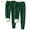 Sweatpants-Green, variant on Gamivast 2 Pack Fleece Lined Pants Women Thermal Straight Leg Sweatpants with Pockets Loose Fitted Drawstring Elastic Waist Joggers Casual Athletic Cuffs Pants