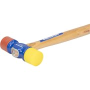 VAUGHAN Soft Face Hammer, VN19410, 12 oz, Hickory Handle