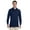 Blue, variant on Jerzees Men's 5.6 oz., SpotShield Long-Sleeve Jersey Polo - 437ML