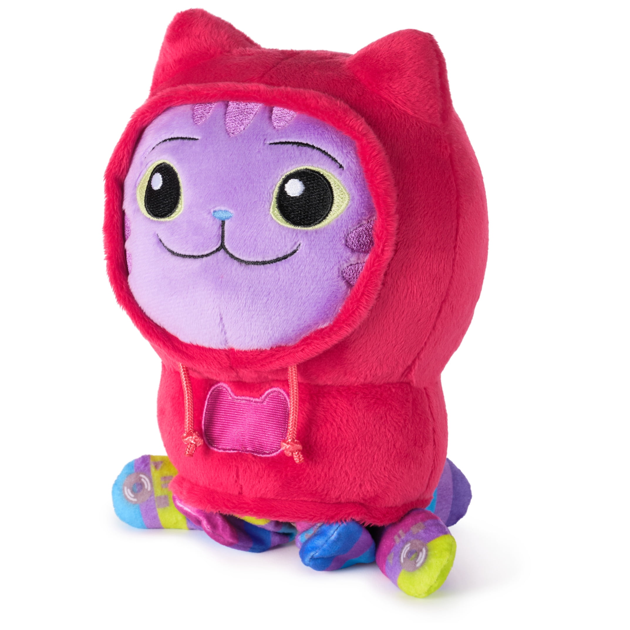 Gabby’s Dollhouse, Move & Groove DJ Catnip, 10-Inch Plush Toy with Moving Arms, for Kids 3+