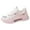 Grey, variant on XIMIN Women Shoes Chunky Platform Breathable Colorful Fashion Sneakers Casual Tennis Gym Fitness Outdoor Hiking Comfortable Y2K Trendy Preppy Back to School Gift