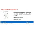 thumbnail image 2 of Conversion Gasket Set - Compatible with 2005 - 2008 Pontiac Grand Prix 5.3L V8 2006 2007, 2 of 2