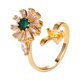 thumbnail image 4 of Minnieouse Anillo de tamaño ajustable para mujer, anillos abiertos con patrón de flores suaves y personalidad, regalo, accesorios de joyería de Ropa, zapatos y accesorios Miscelánea Oro, 4 of 6