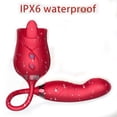 thumbnail image 4 of Tluda Jouets Vibrants Rose, Vibromasseur à Point G pour Femmes, Godes à Pousser pour Femme Rouge, 4 of 4