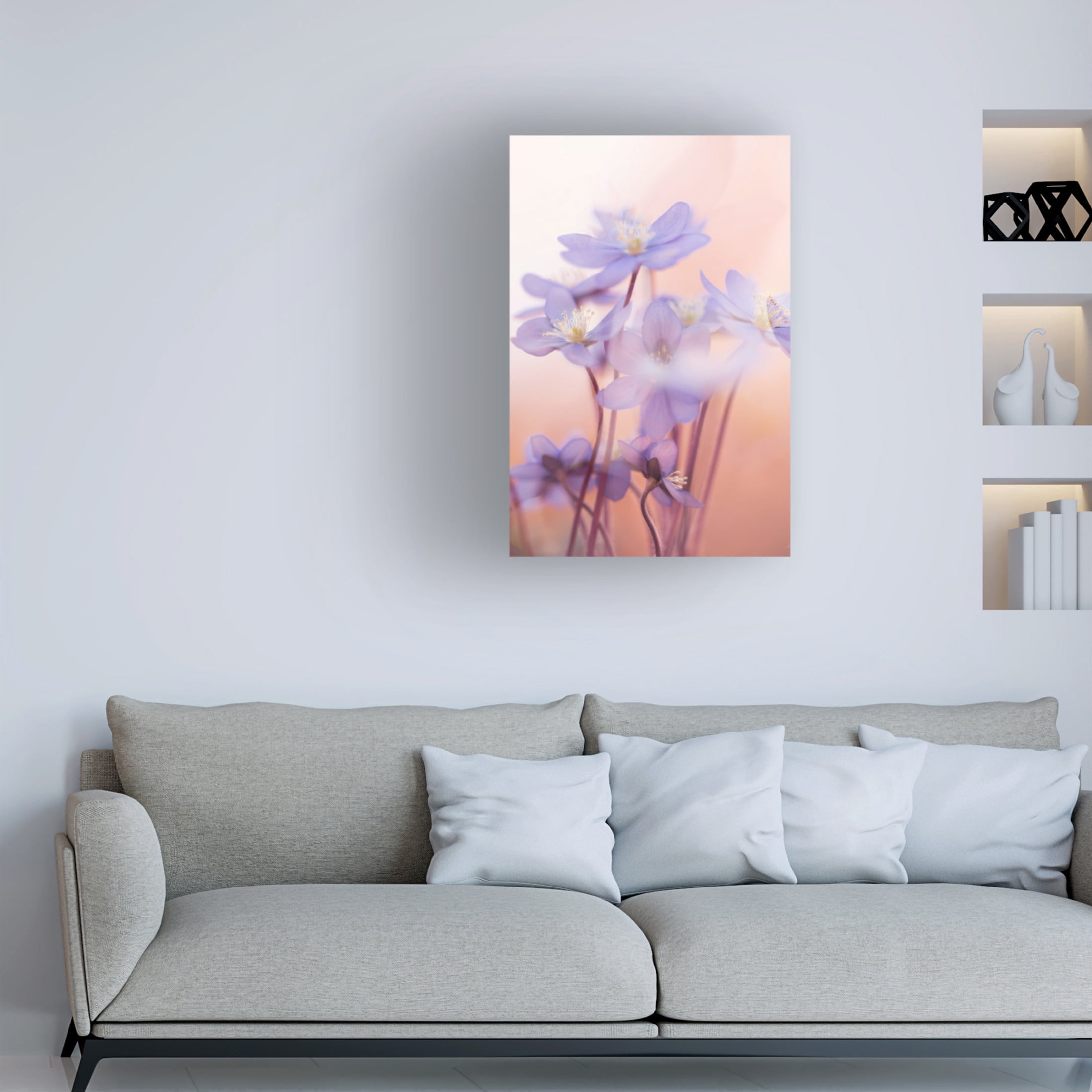 Canvas Wall Art - Petra Dvorak 'Spring Symphony' Wall Art for Living Room, Bedroom, or Office Décor by Trademark Fine Art - 16 x 24 Inches
