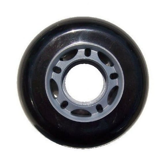 Black Blank 72mm 82A Inline OUTDOOR Skate Wheels