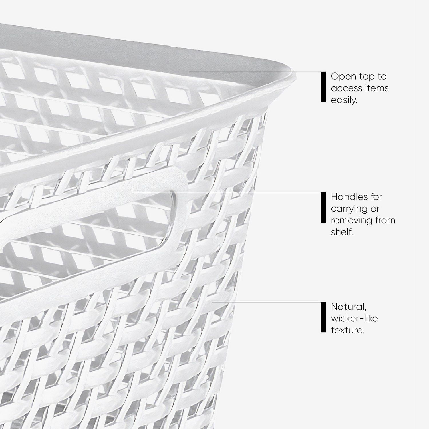 Moyen panir Mia Panier de rangement décoratif