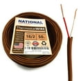 thumbnail image 1 of 18/2 50 Pies. National Wire&Cable Termostato Timbre Hvac Control De Calefacción Cable Profesional - Hecho En Ee.Uu. - Conductores De Cobre 100% Sólidos Cl2 Etl Listados Uso De Aplicaciones De Bajo Vol, 1 of 1