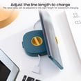 thumbnail image 3 of Boîte Enrouleur de Fil Ronde 110 Pcs Portable Multifonctionnelle Étui de Rangement pour Câbles Chargeur USB Style B 3 Pcs, 3 of 6