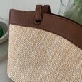 thumbnail image 4 of Women Straw Woven Tote Bag Vintage Shoulder Bag for Beach Vacation (Brown), 4 of 10